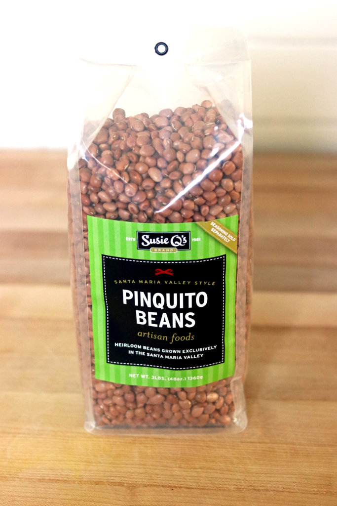 A bag of Susie Q's pinquito beans